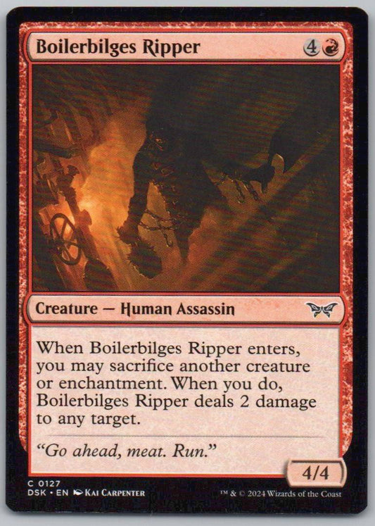 Boilerbilges Ripper 127 Normal Creature Card - Duskmourn: House of Horror