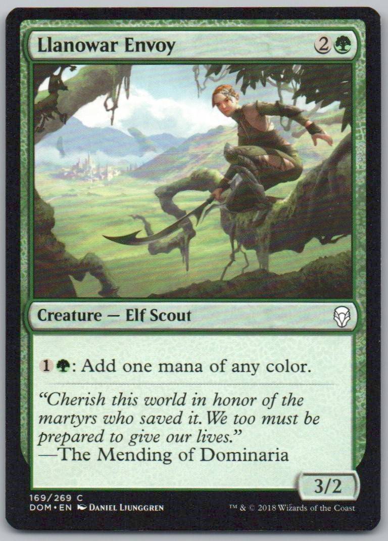 Llanowar Envoy 169 Normal Creature Card - Dominaria