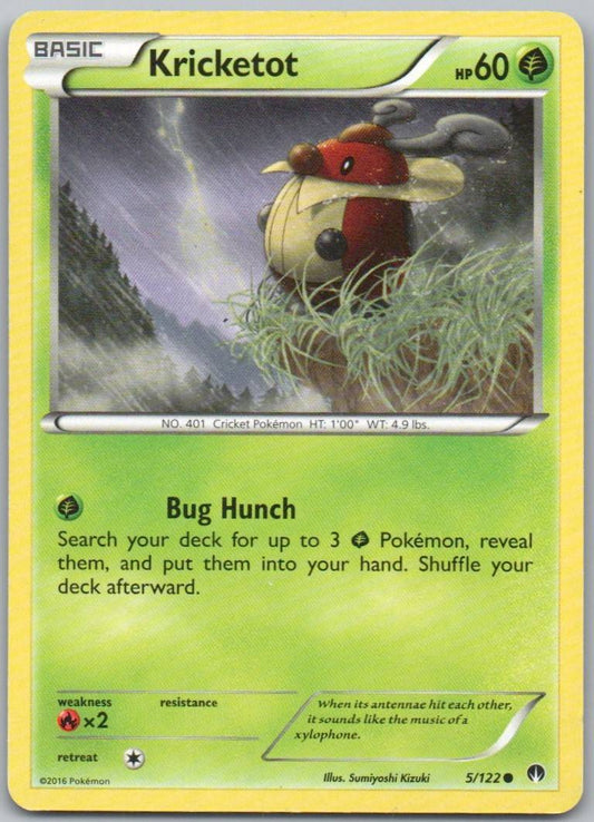Kricketot 005 Normal Grass Card - BREAKpoint