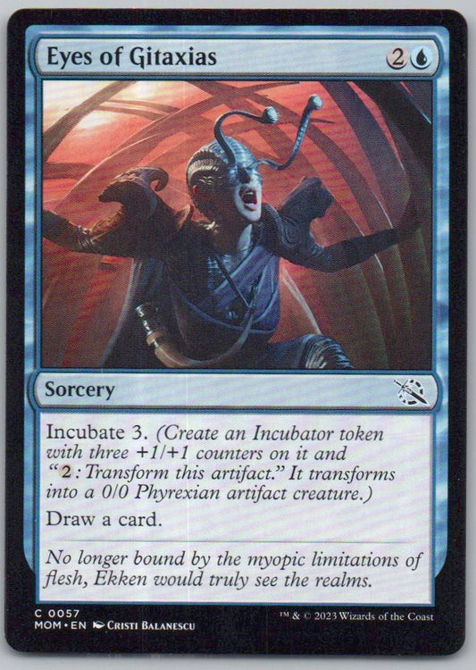 Eyes of Gitaxias 57 0 Sorcery Card - March of the Machine