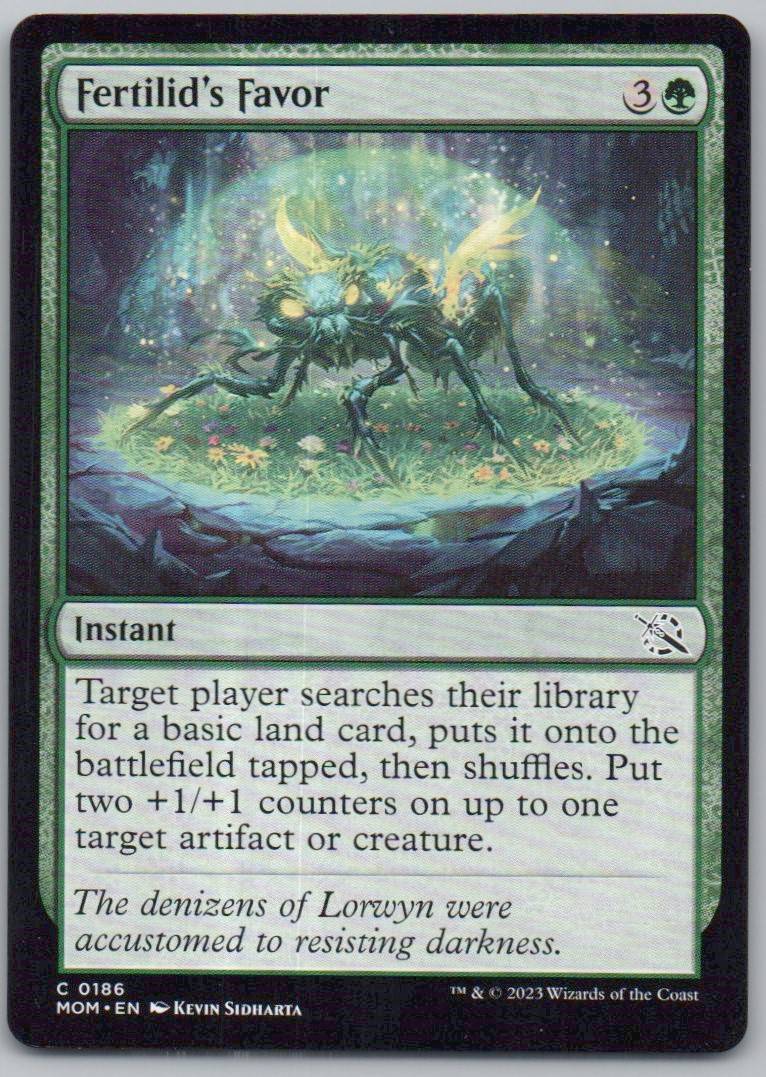 Fertilid's Favor 186 0 Instant Card - March of the Machine