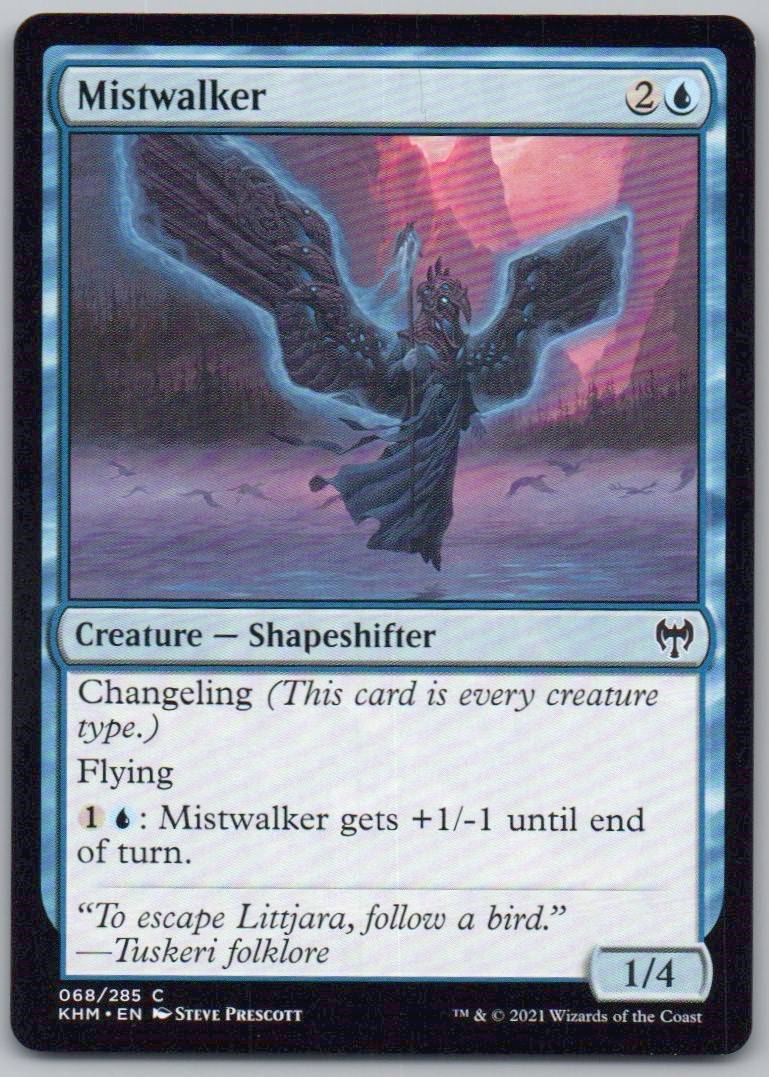 Mistwalker 68 Normal Creature Card - Kaldheim