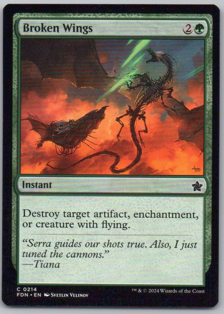 Broken Wings 214 Normal Instant Card - Foundations