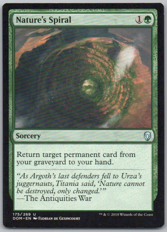 Nature's Spiral 175 Normal Sorcery Card - Dominaria