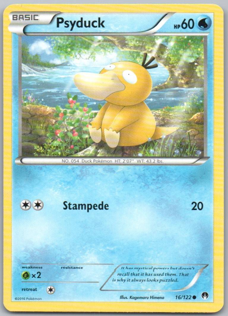 Psyduck 016 Normal Water Card - BREAKpoint