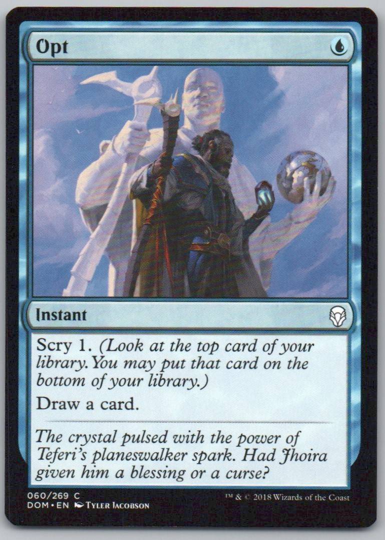 Opt 60 Normal Instant Card - Dominaria