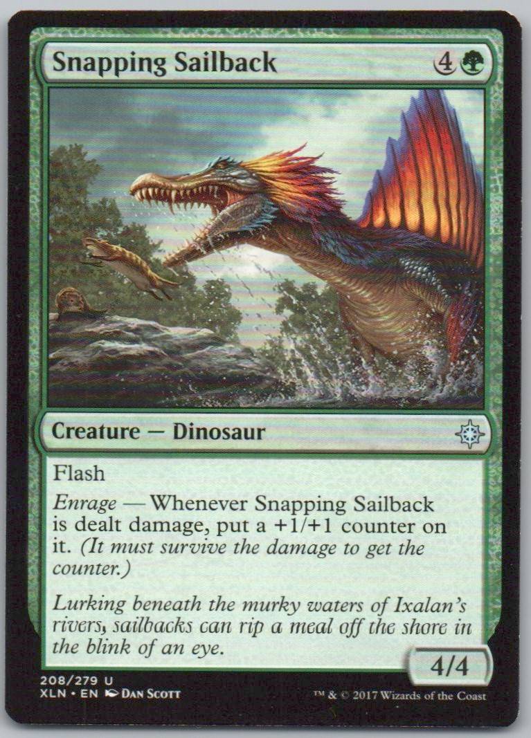 Snapping Sailback 208 Normal Creature Card - Ixalan