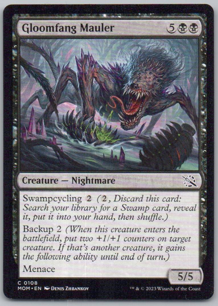 Gloomfang Mauler 108 0 Creature Card - March of the Machine