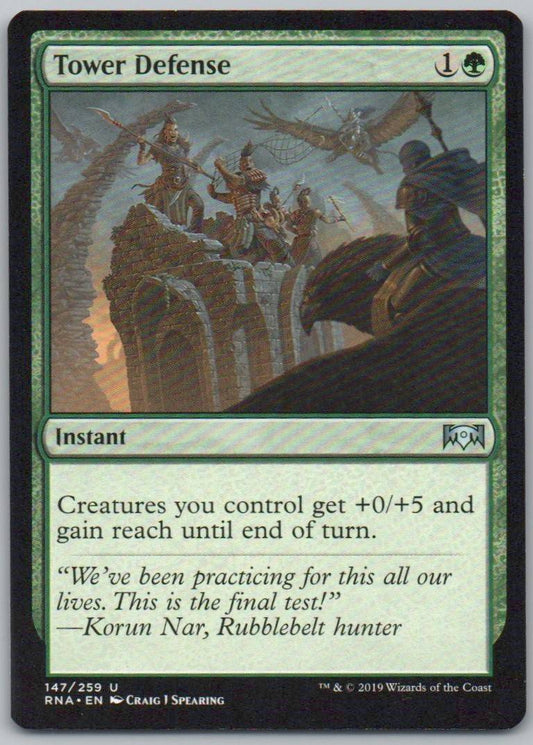 Tower Defense 147 Normal Instant Card - Ravnica Allegiance