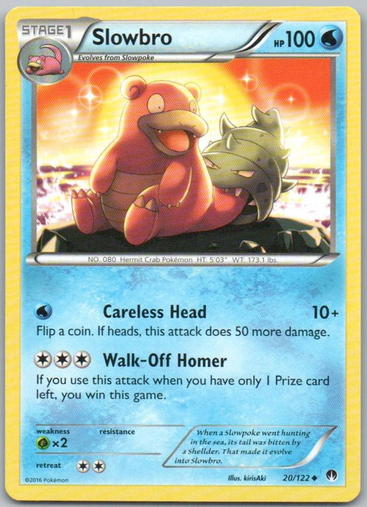 Slowbro 020 Normal Water Card - BREAKpoint