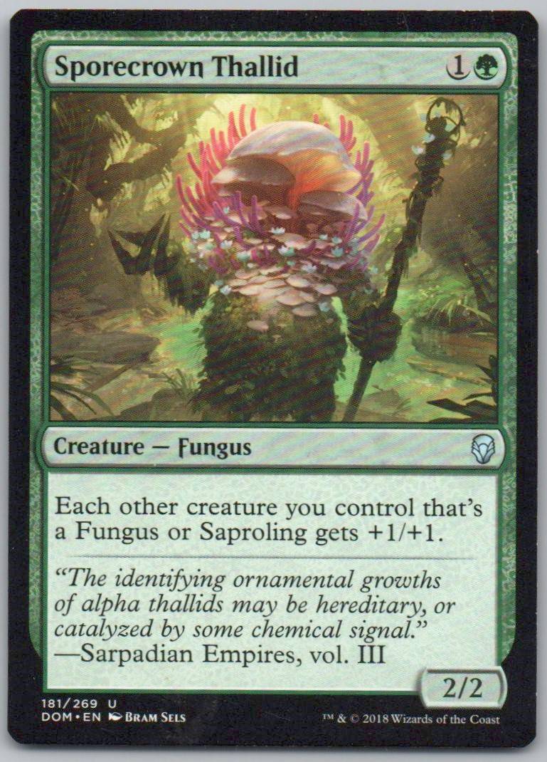 Sporecrown Thallid 181 Normal Creature Card - Dominaria