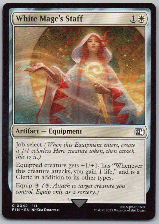 White Mage's Staff 42 Normal Artifact Card - FINAL FANTASY