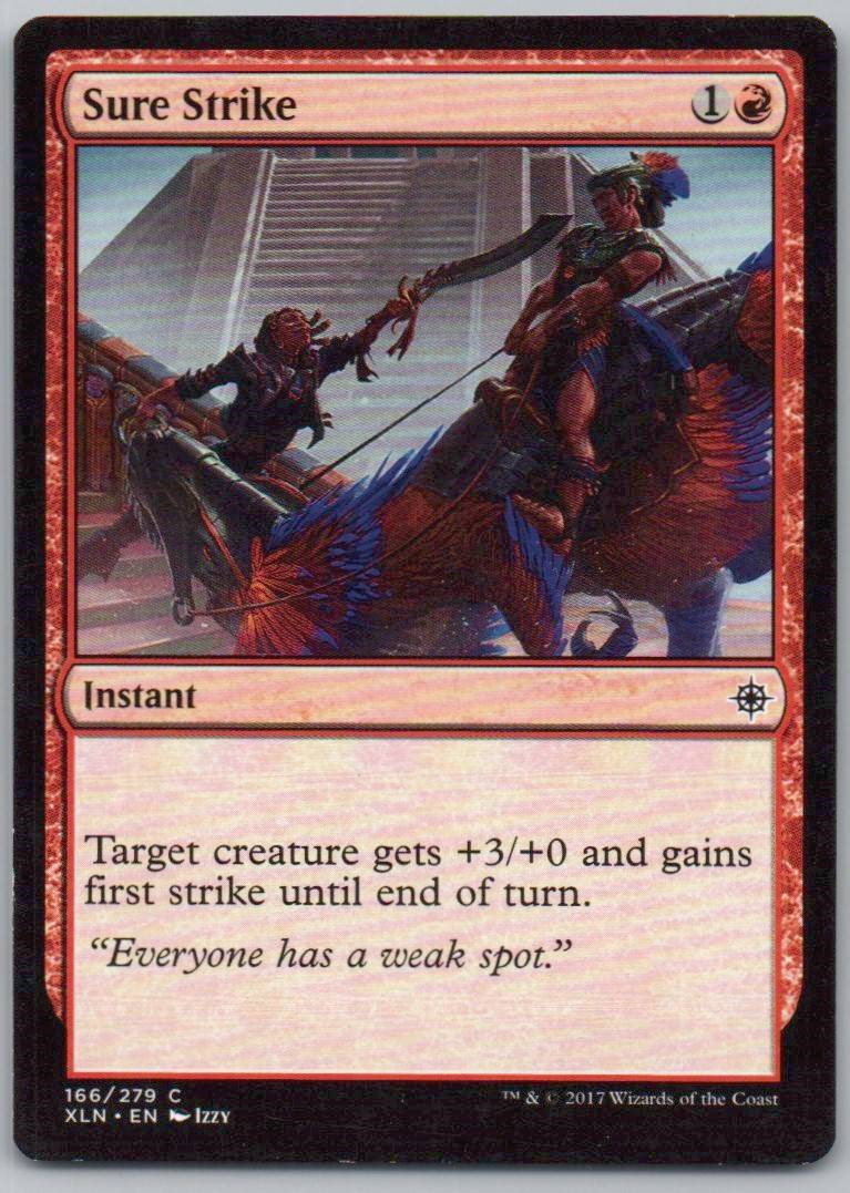 Sure Strike 166 Normal Instant Card - Ixalan
