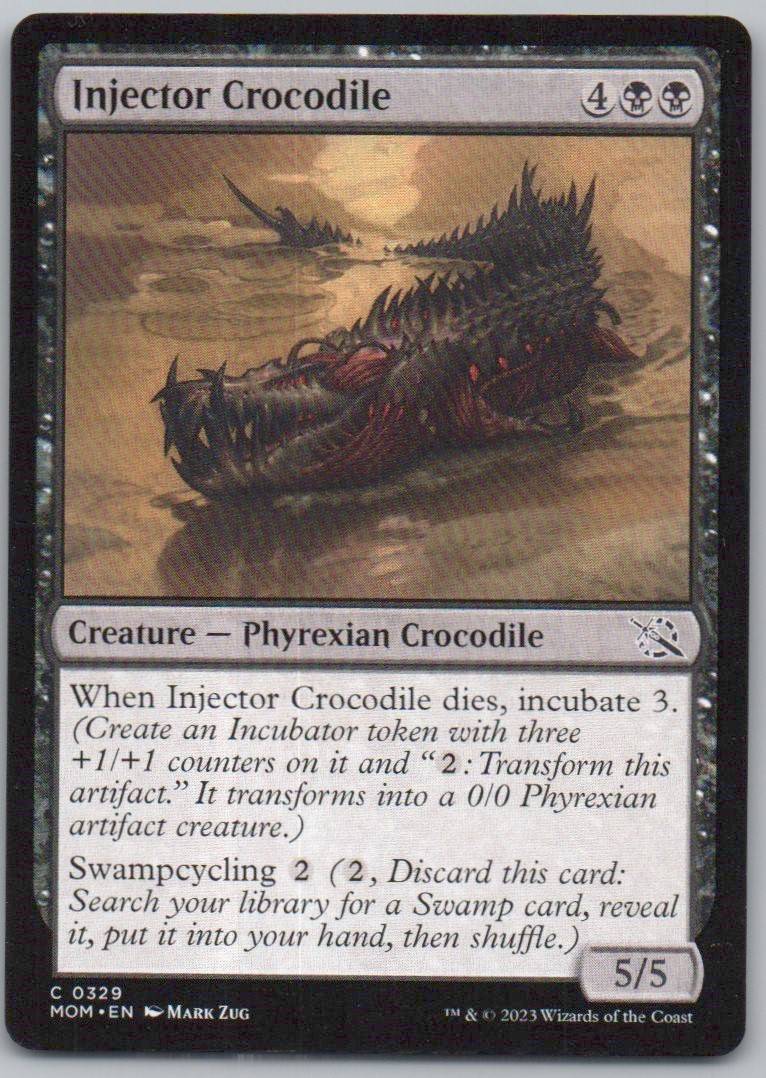 Injector Crocodile 329 0 Creature Card - March of the Machine