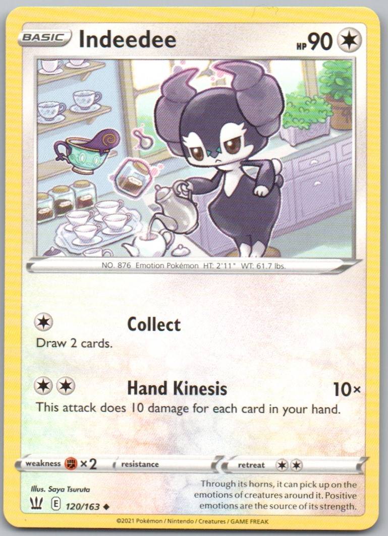 Indeedee 120 Normal Colorless Card - Battle Styles