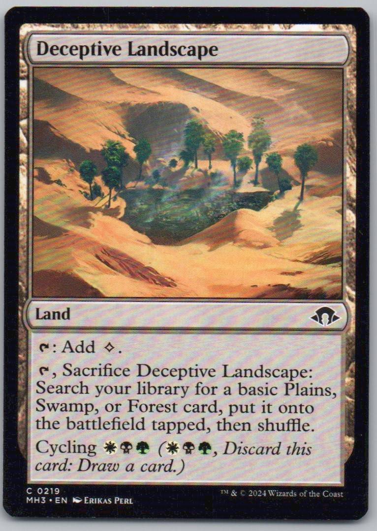 Deceptive Landscape 219 0 0 Card - Modern Horizons 3