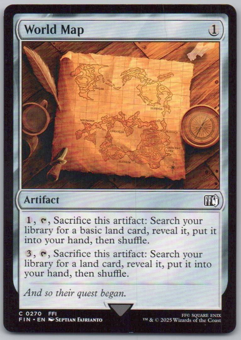 World Map 270 Normal Artifact Card - FINAL FANTASY
