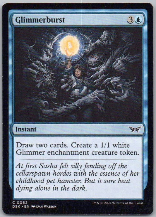 Glimmerburst 62 Normal Instant Card - Duskmourn: House of Horror