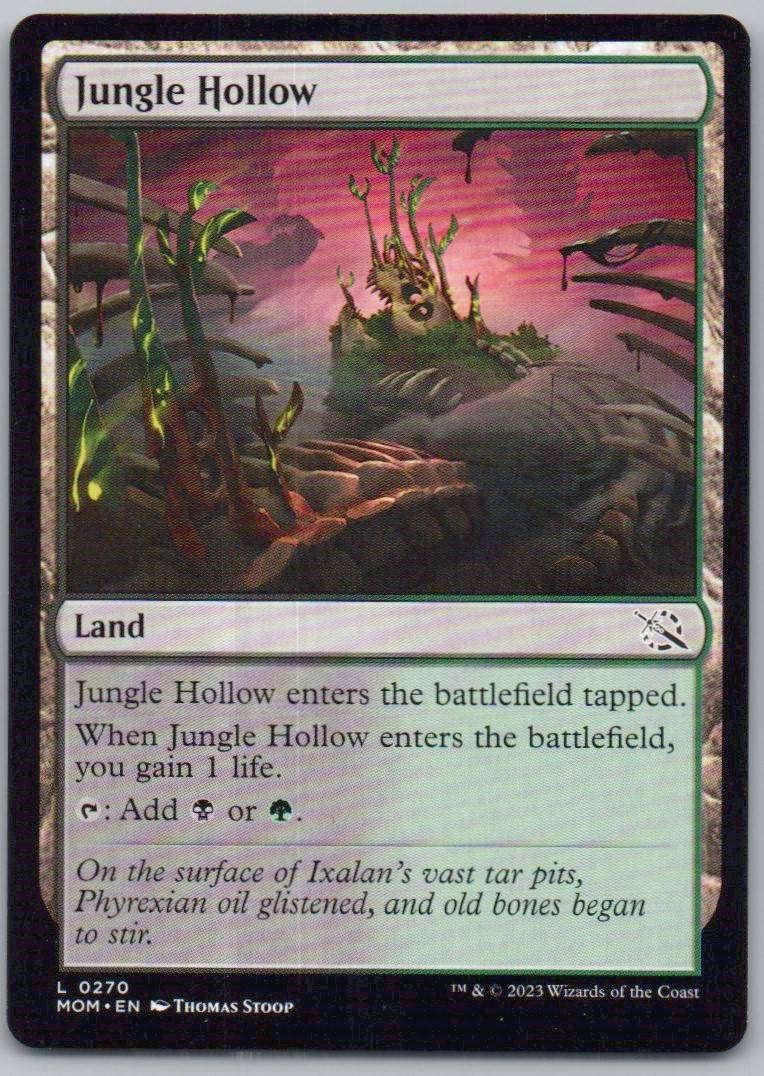 Jungle Hollow 270 0 Land Card - March of the Machine