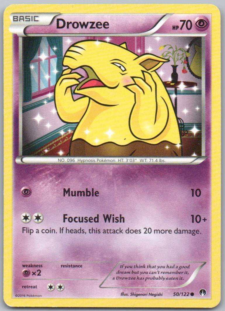 Drowzee 050 Normal Psychic Card - BREAKpoint