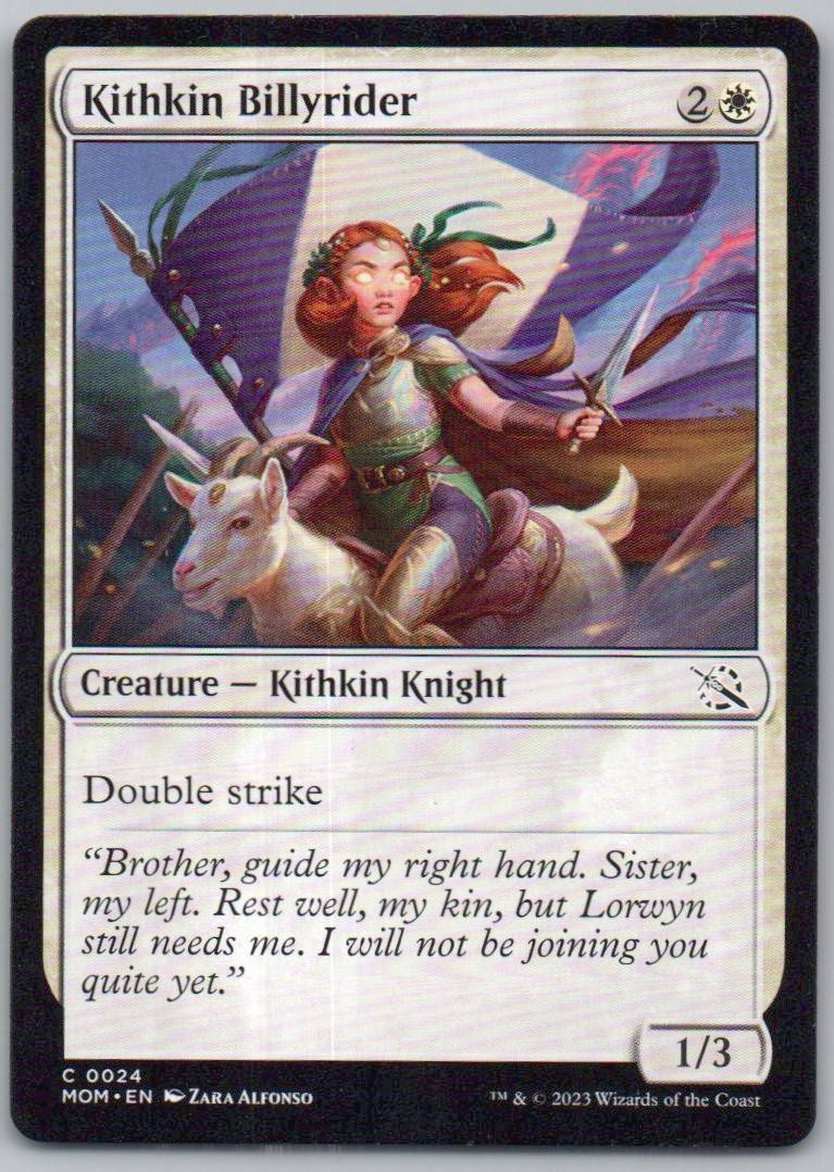 Kithkin Billyrider 24 0 Creature Card - March of the Machine