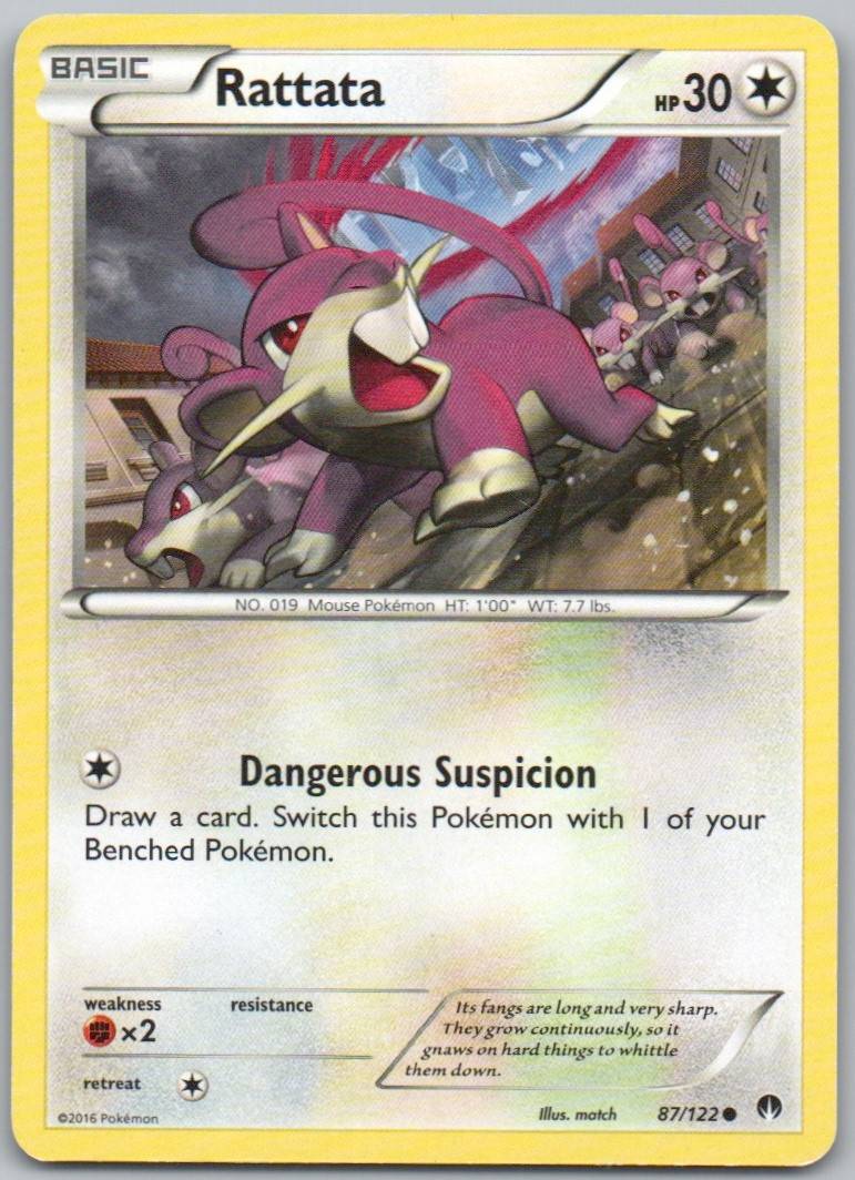 Rattata 087 Normal Colorless Card - BREAKpoint