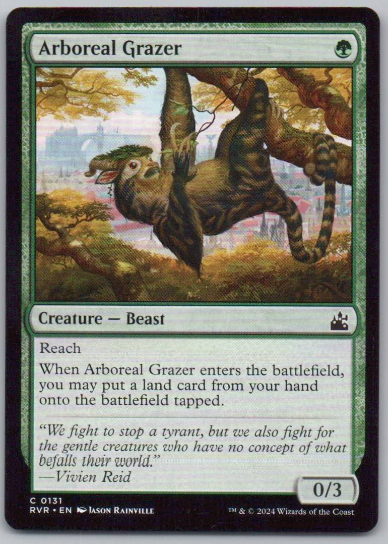 Arboreal Grazer 131 Normal Creature Card - Ravnica Remastered