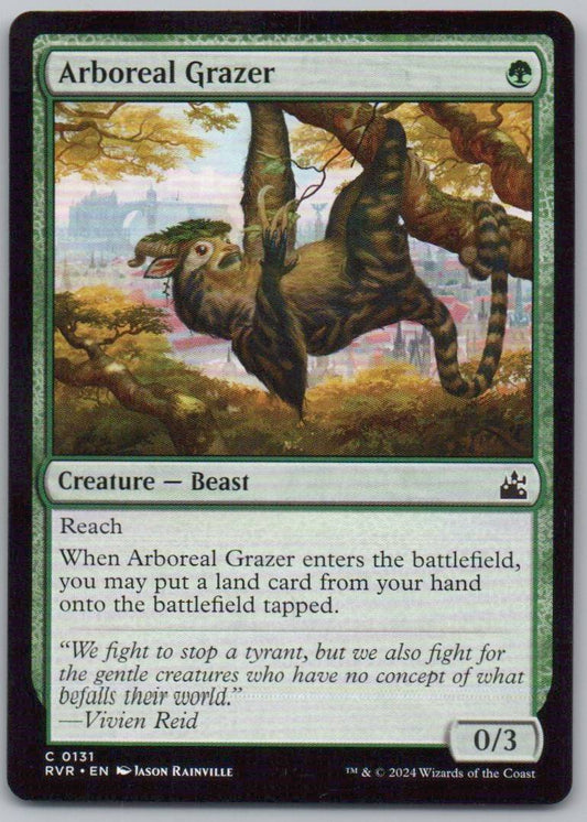 Arboreal Grazer 131 Normal Creature Card - Ravnica Remastered