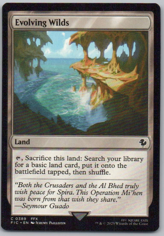 Evolving Wilds 389 Normal Land Card - Commander: FINAL FANTASY