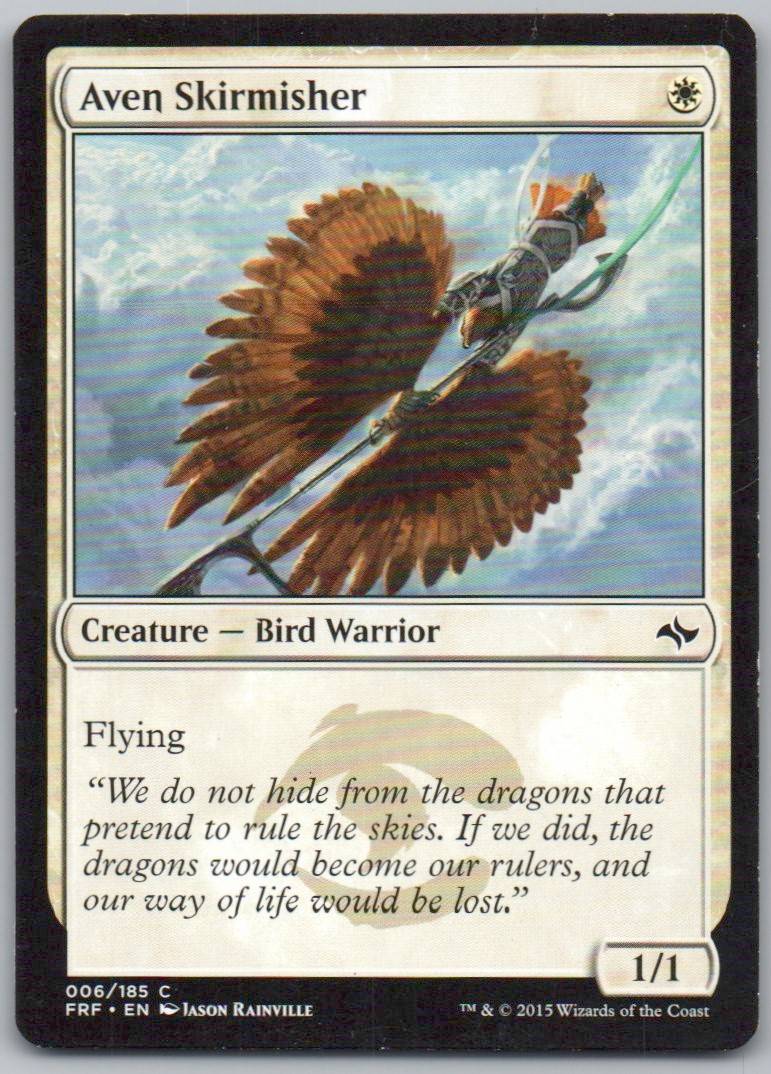 Aven Skirmisher 6 Normal Creature Card - Fate Reforged