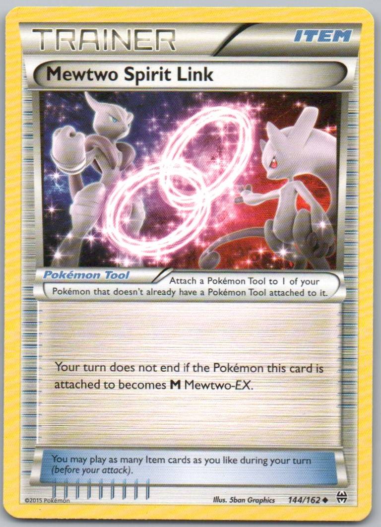 Mewtwo Spirit Link 144 Normal Trainer Card - BREAKthrough