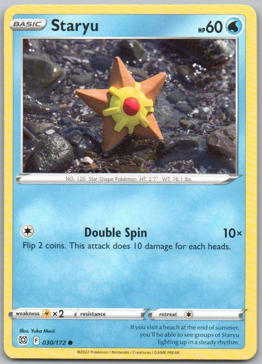 Staryu 030 Normal Water Card - Brilliant Stars
