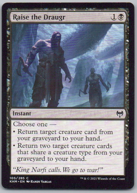 Raise the Draugr 105 Normal Instant Card - Kaldheim