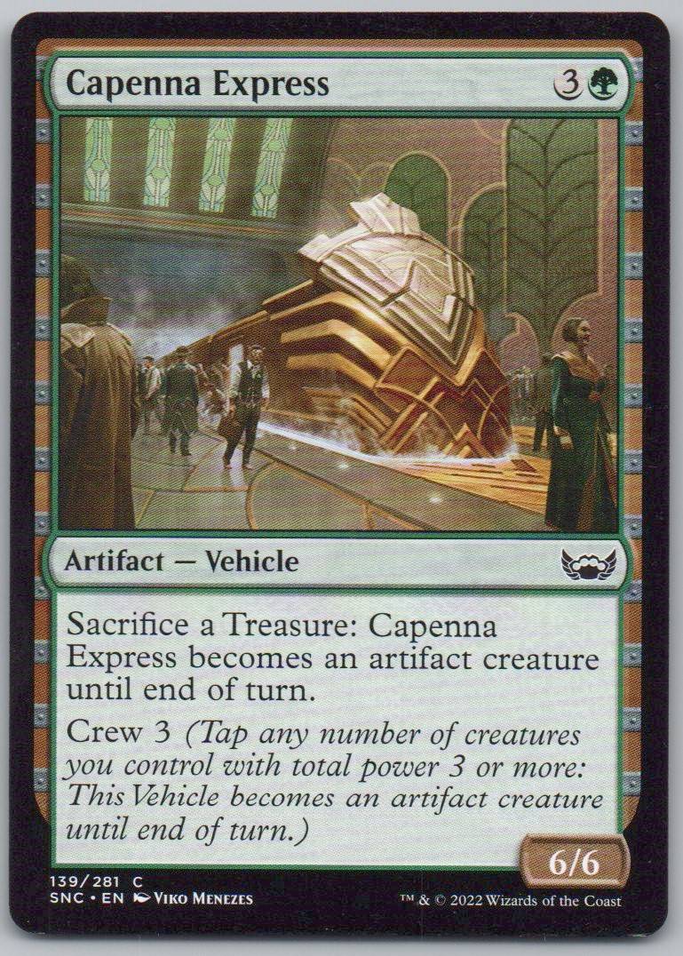 Capenna Express 139 Normal Artifact Card - Streets of New Capenna