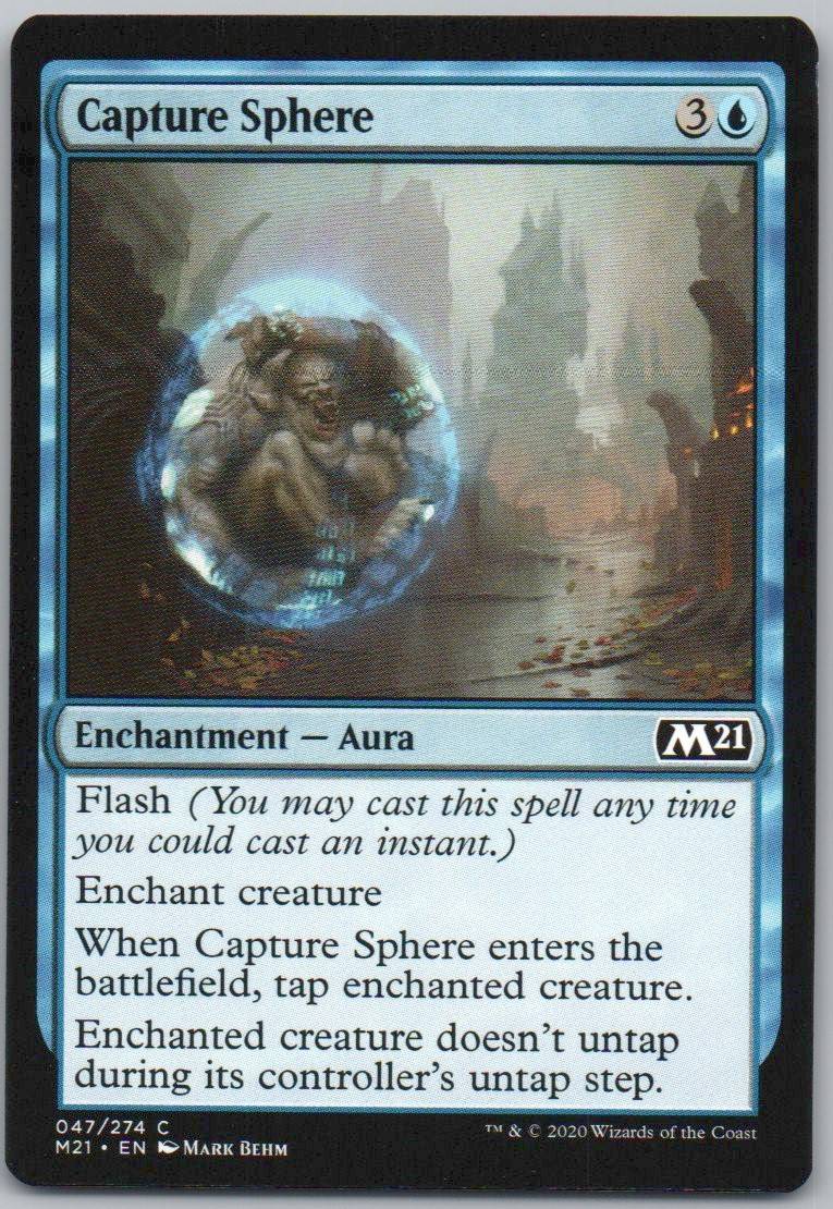 Capture Sphere 47 0 Enchantment Card - Core Set 2021
