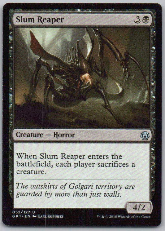Slum Reaper 52 Normal Creature Card - Guilds of Ravnica: Guild Kits