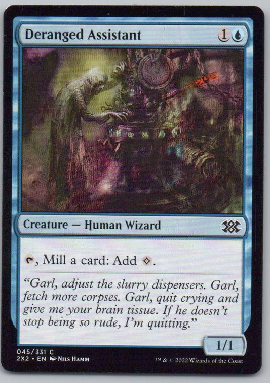 Deranged Assistant 45 Normal Creature Card - Double Masters 2022