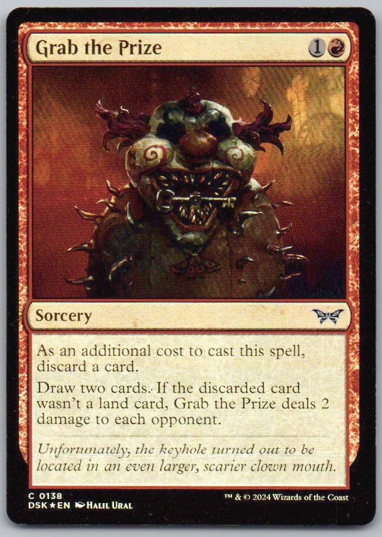 Grab the Prize 138 Normal Sorcery Card - Duskmourn: House of Horror