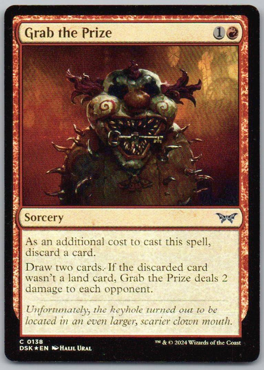 Grab the Prize 138 Normal Sorcery Card - Duskmourn: House of Horror
