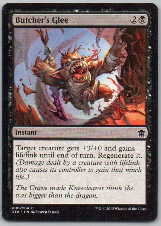 Butcher's Glee 90 Normal Instant Card - Dragons of Tarkir