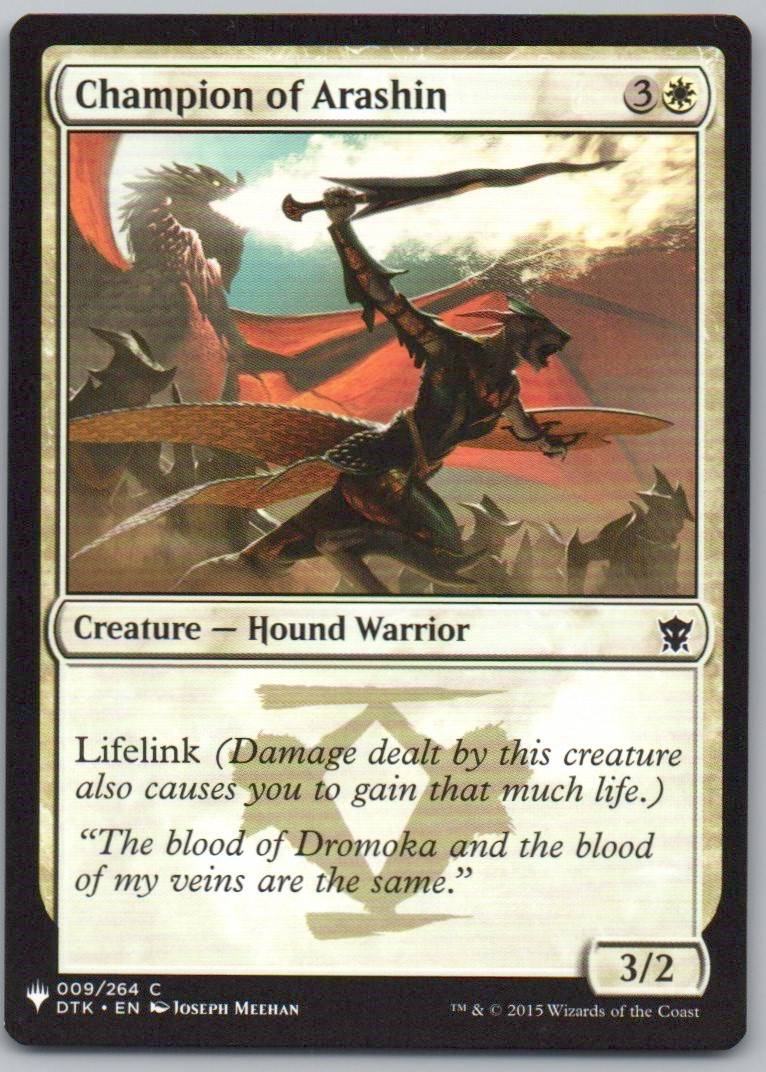 Champion of Arashin 9 Normal Creature Card - Dragons of Tarkir