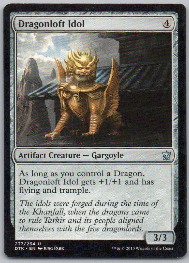 Dragonloft Idol 237 Normal Artifact Card - Dragons of Tarkir