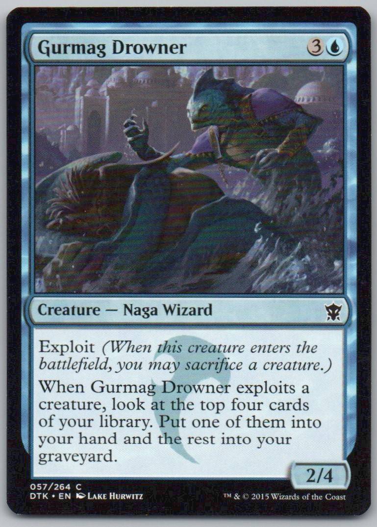 Gurmag Drowner 57 Normal Creature Card - Dragons of Tarkir