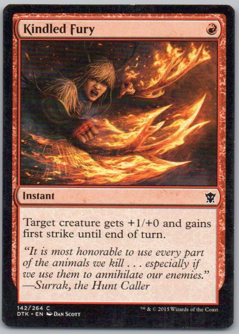 Kindled Fury 142 Normal Instant Card - Dragons of Tarkir