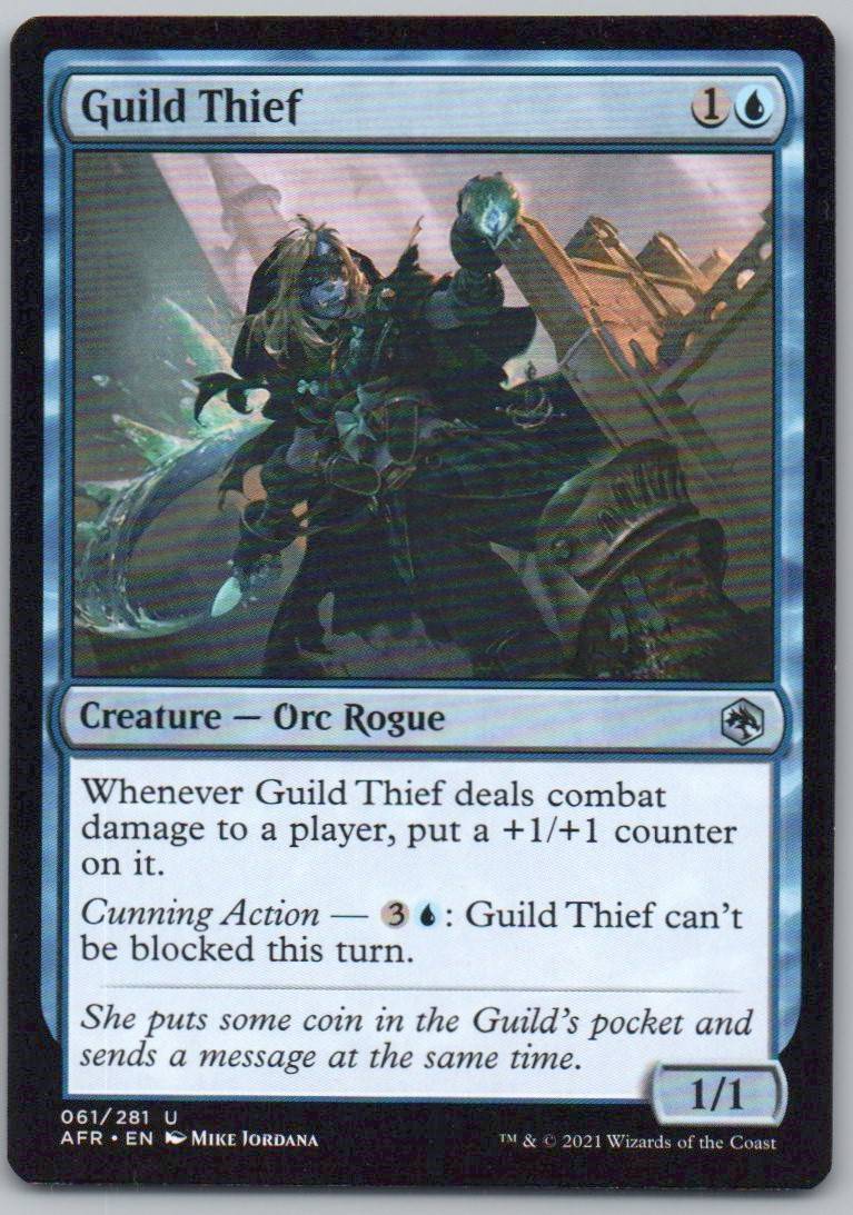 Guild Thief 61 Normal Creature Card - Adventures in the Forgotten Realms