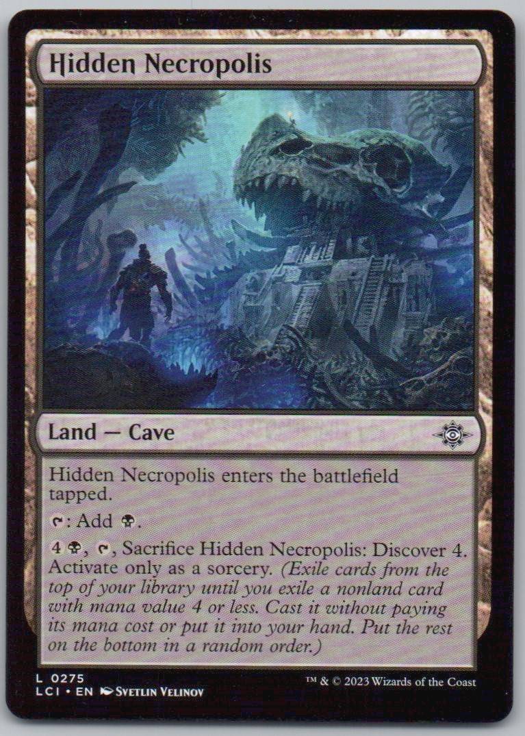 Hidden Necropolis 275 0 Land Card - The Lost Caverns of Ixalan