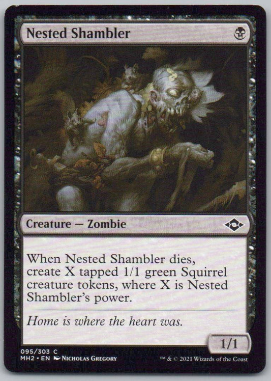 Nested Shambler 95 Normal Creature Card - Modern Horizons 2