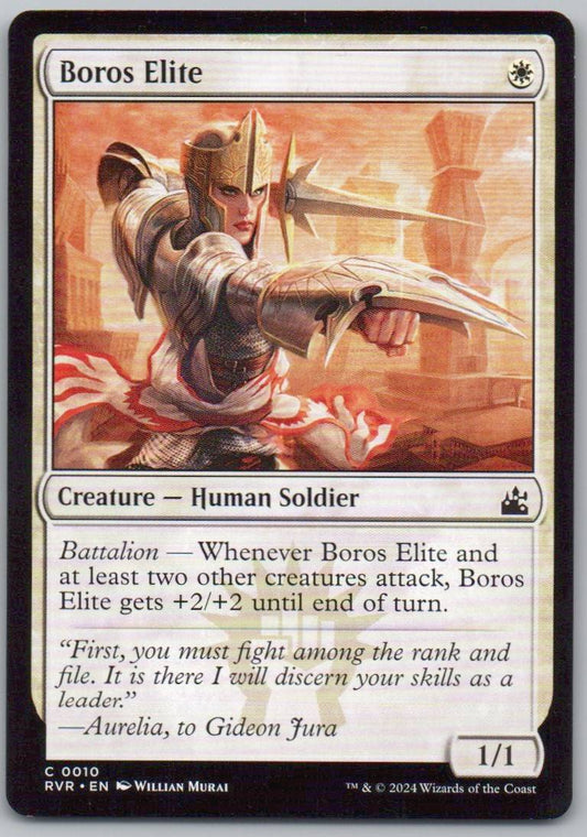 Boros Elite 10 Normal Creature Card - Ravnica Remastered
