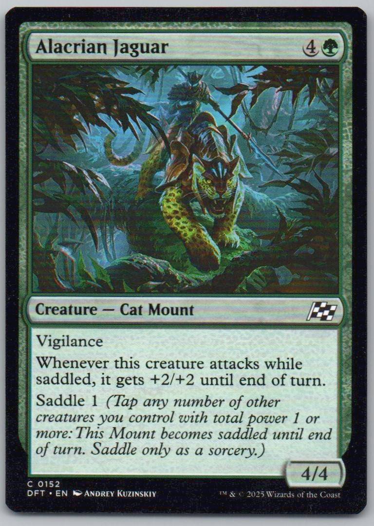 Alacrian Jaguar 152 Normal Creature Card - Aetherdrift