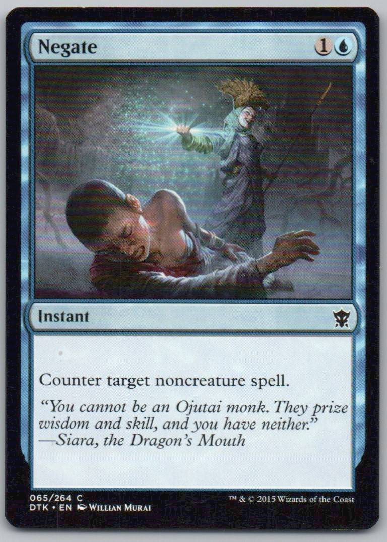 Negate 65 Normal Instant Card - Dragons of Tarkir